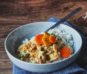 recette bio château-thierry curry de carottes et riz