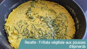 recette bio frittata vegetale epinards